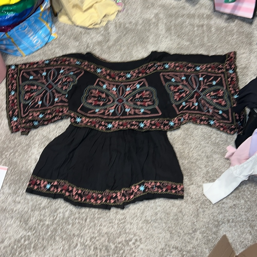 Free People Batiste Frida Embroidered Dress Size Small - Picture 7 of 11